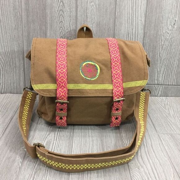 American Girl Canvas Lee Clarke Messenger Shoulder Cross Body Bag - Picture 1 of 12